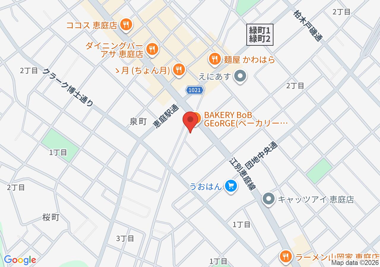 flock hairの地図