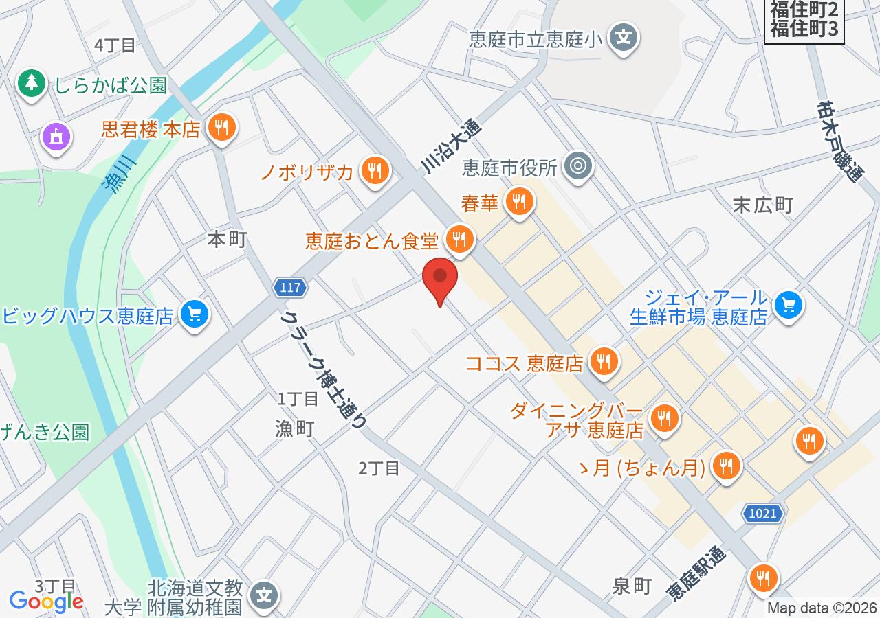 カットクラブ ケンの地図