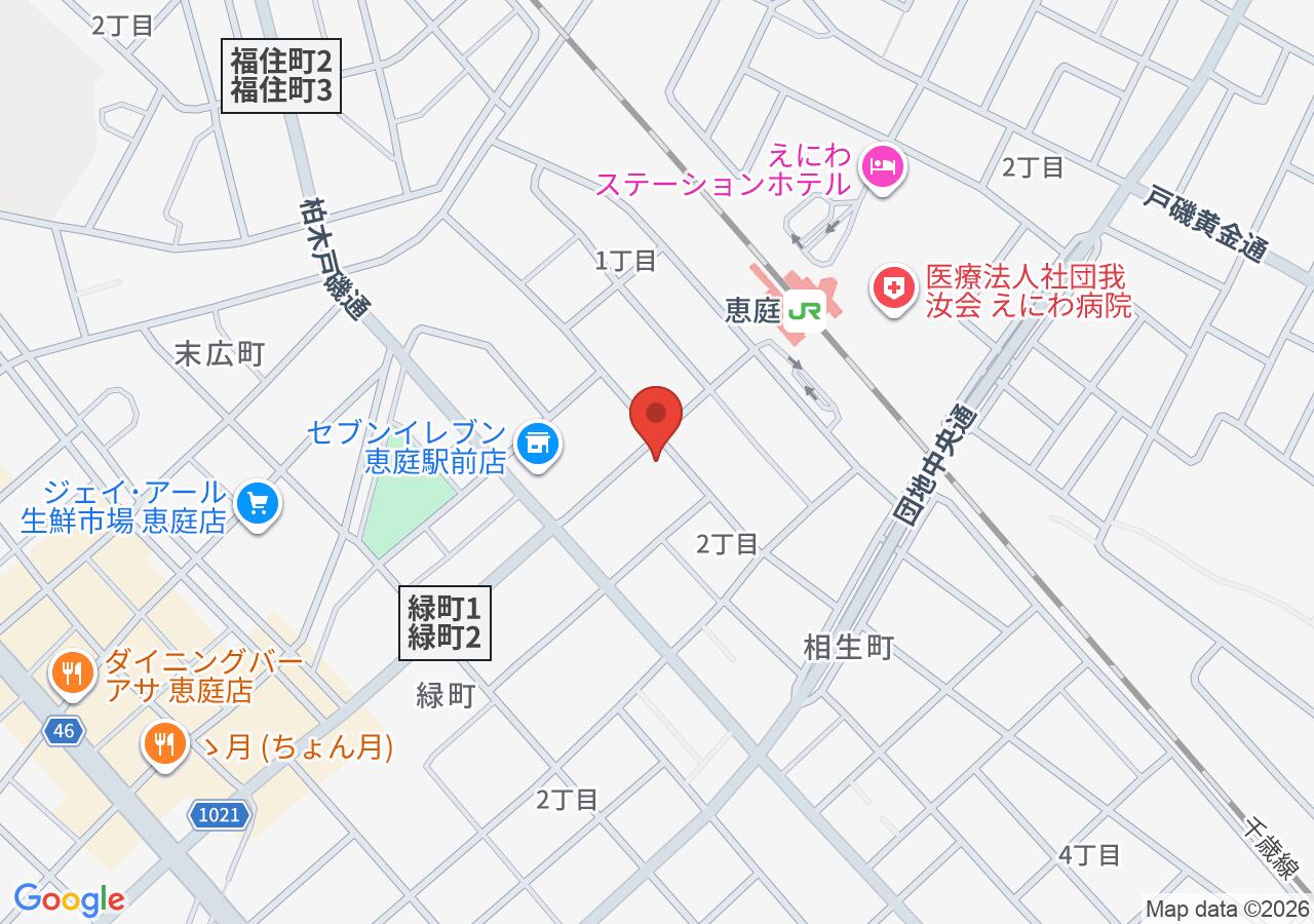 髪明舘ささきの地図