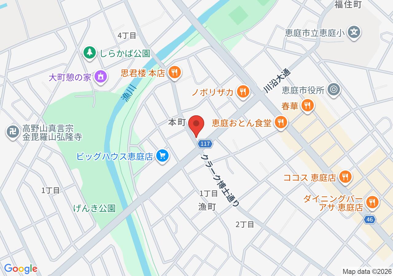 すしや葵の地図