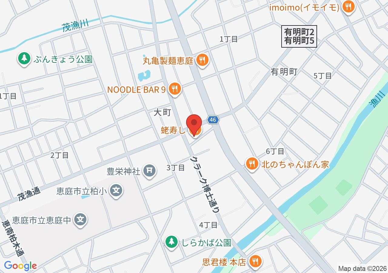 蛯寿しの地図