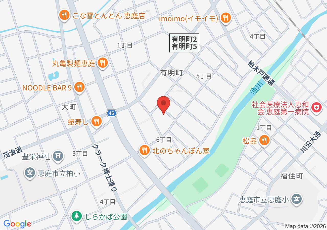 リラクゼーションサロン いこいの地図