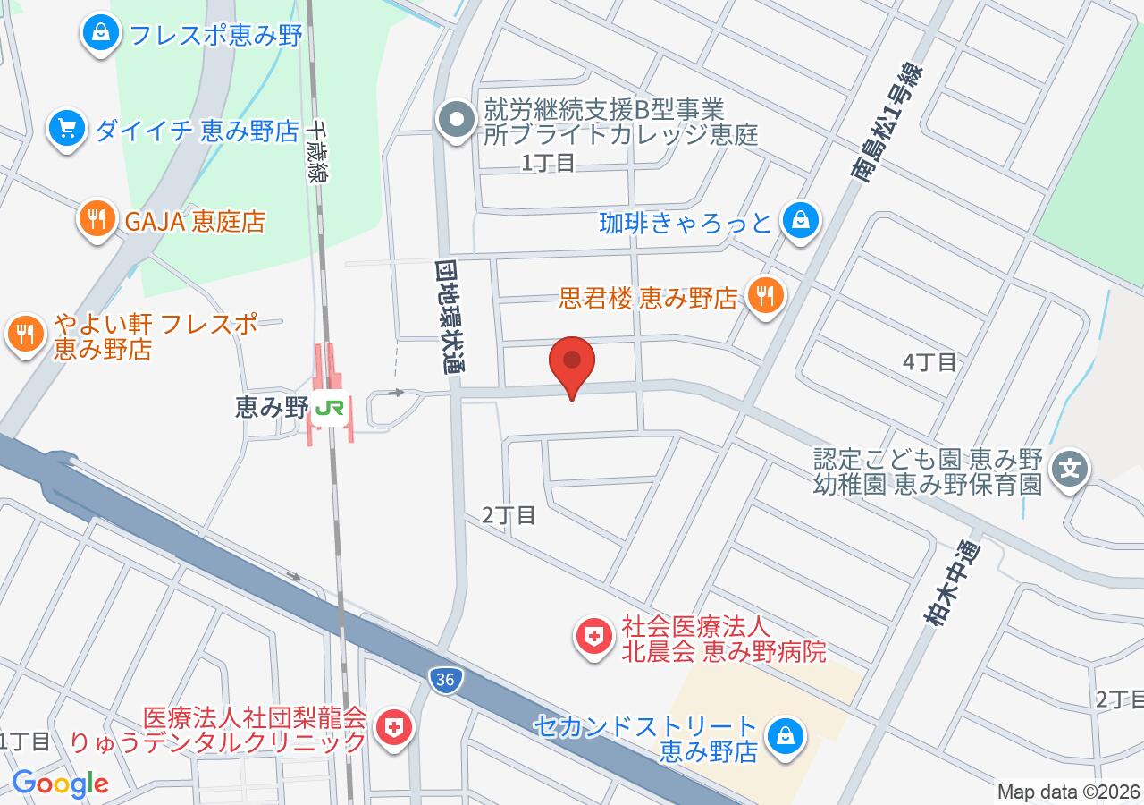 リラクゼーション Rosstの地図