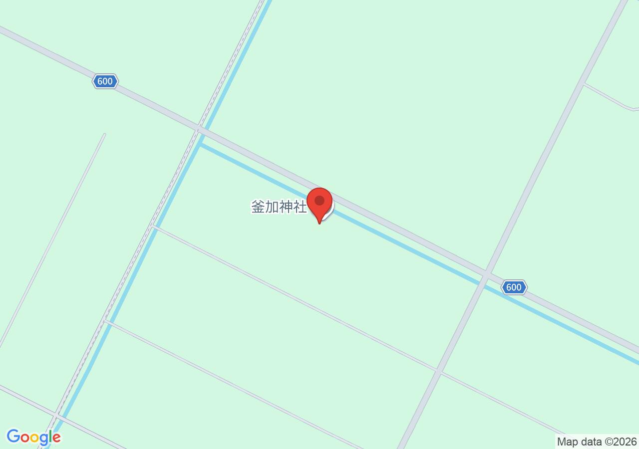 釜加神社の地図