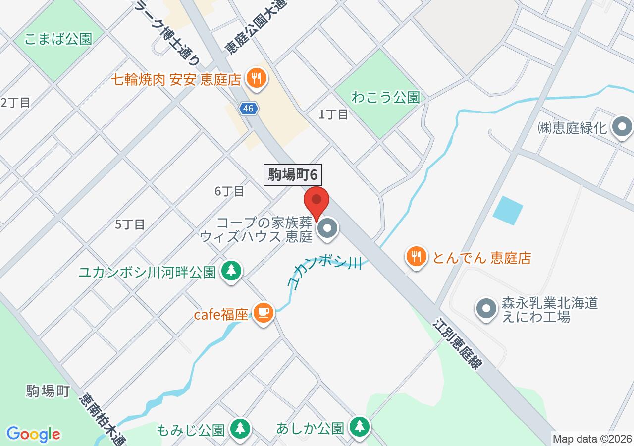 供養ギャラリー リ･ノイ 恵庭本店｜㈱テラスデザインの地図