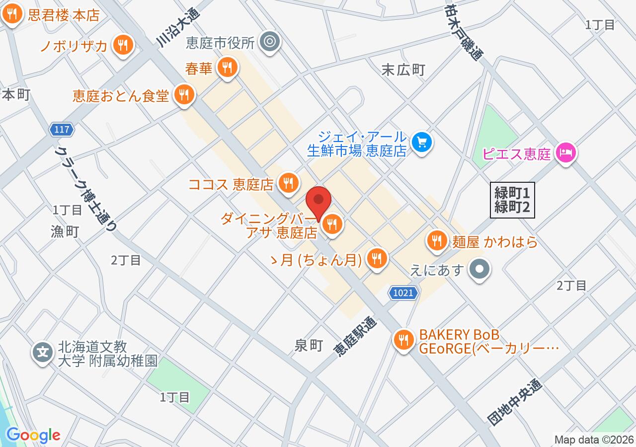 清水デンタルクリニックの地図