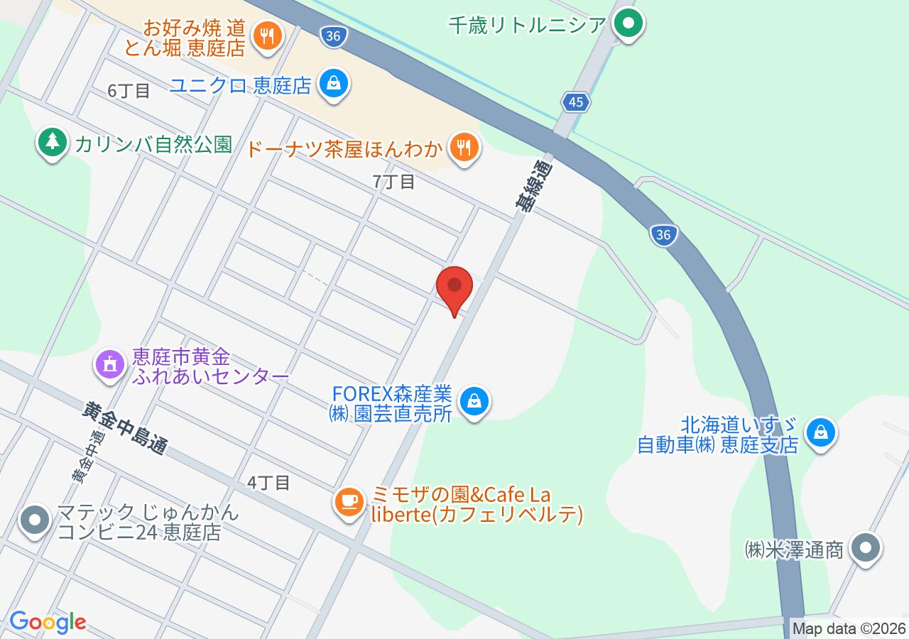 ふぁみーゆデンタルクリニックの地図