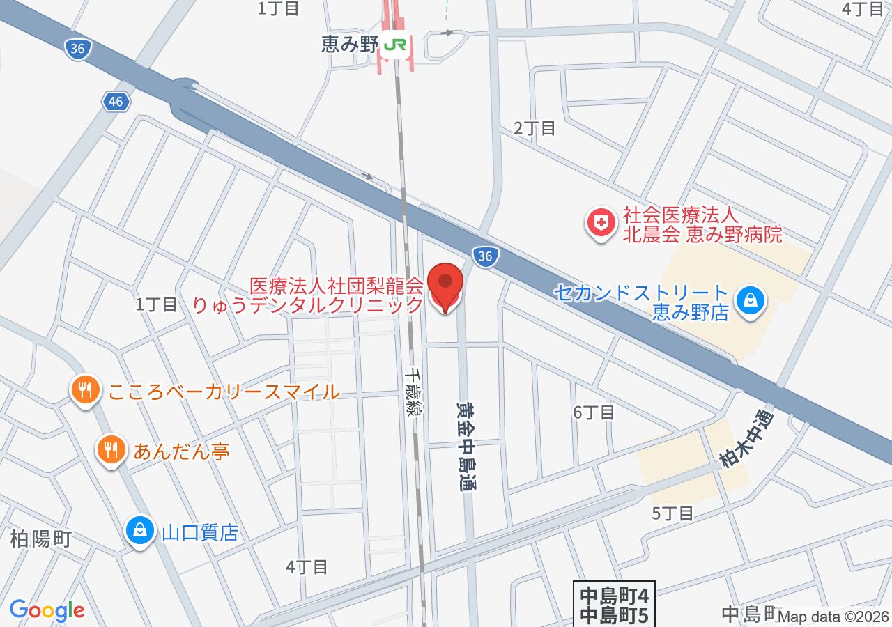 医療法人社団梨龍会 りゅうデンタルクリニックの地図
