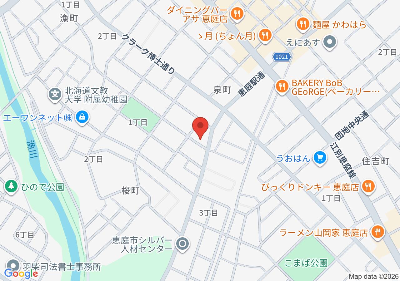 北央クリーニングの地図