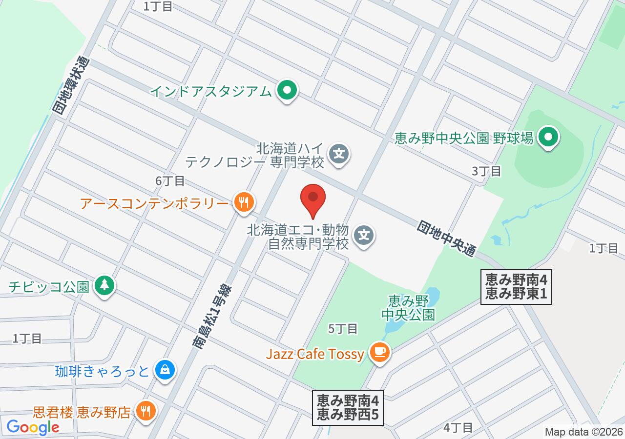 100円ショップ 恵み野コープさっぽろ店の地図