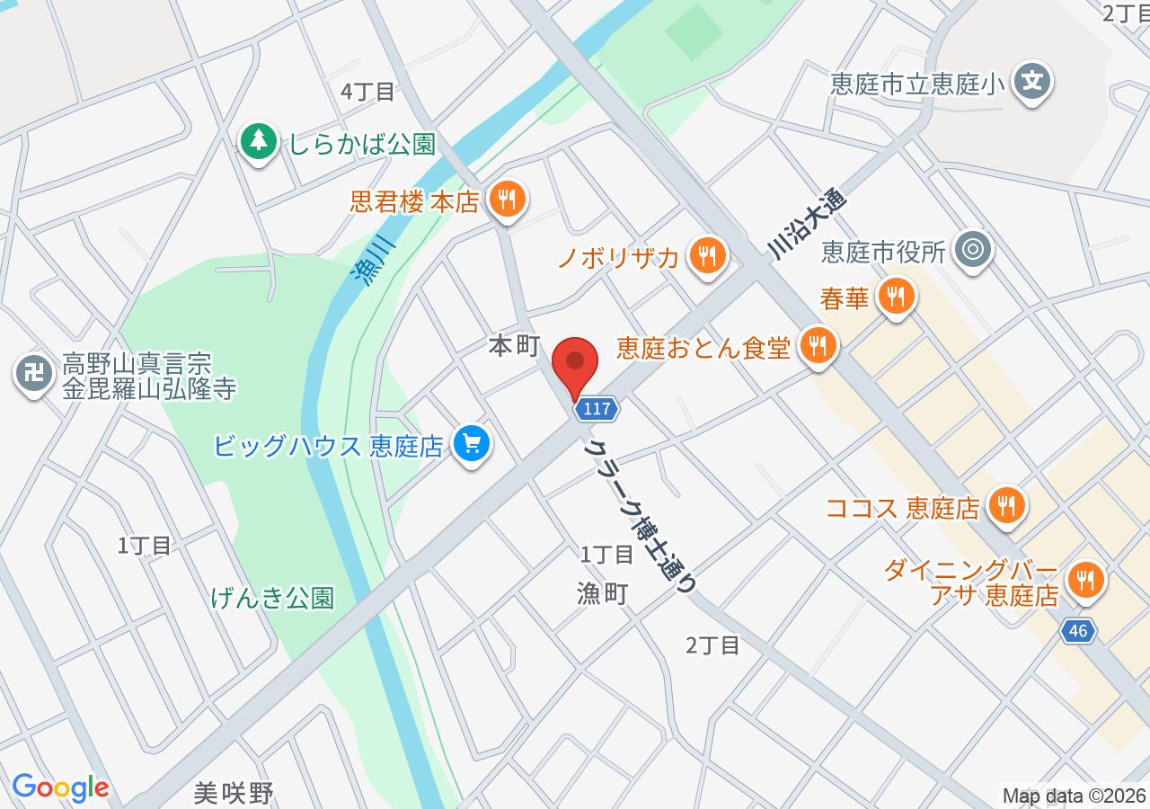 ナビ個別指導学院 恵庭校の地図