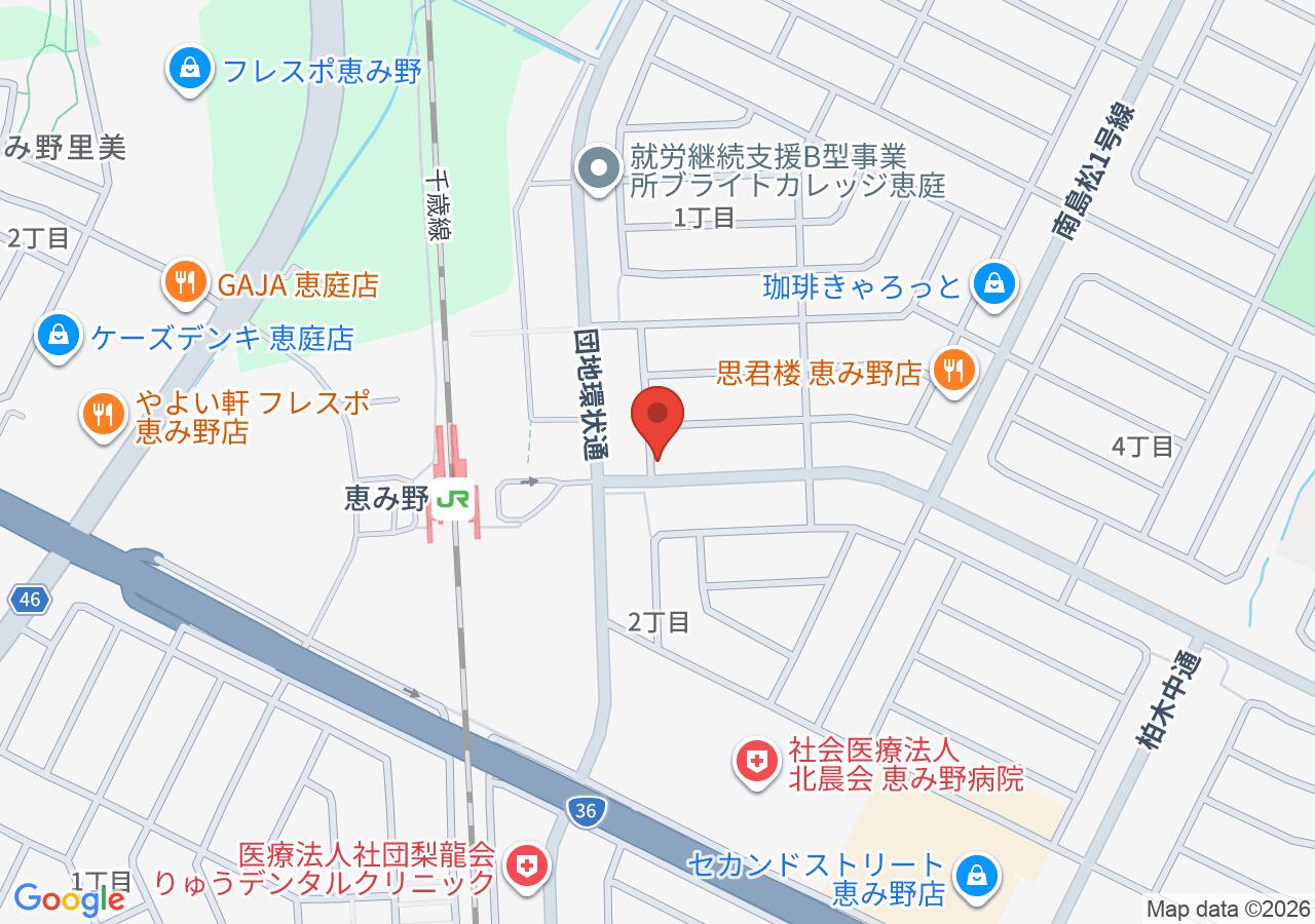 明光義塾 恵み野駅前教室の地図