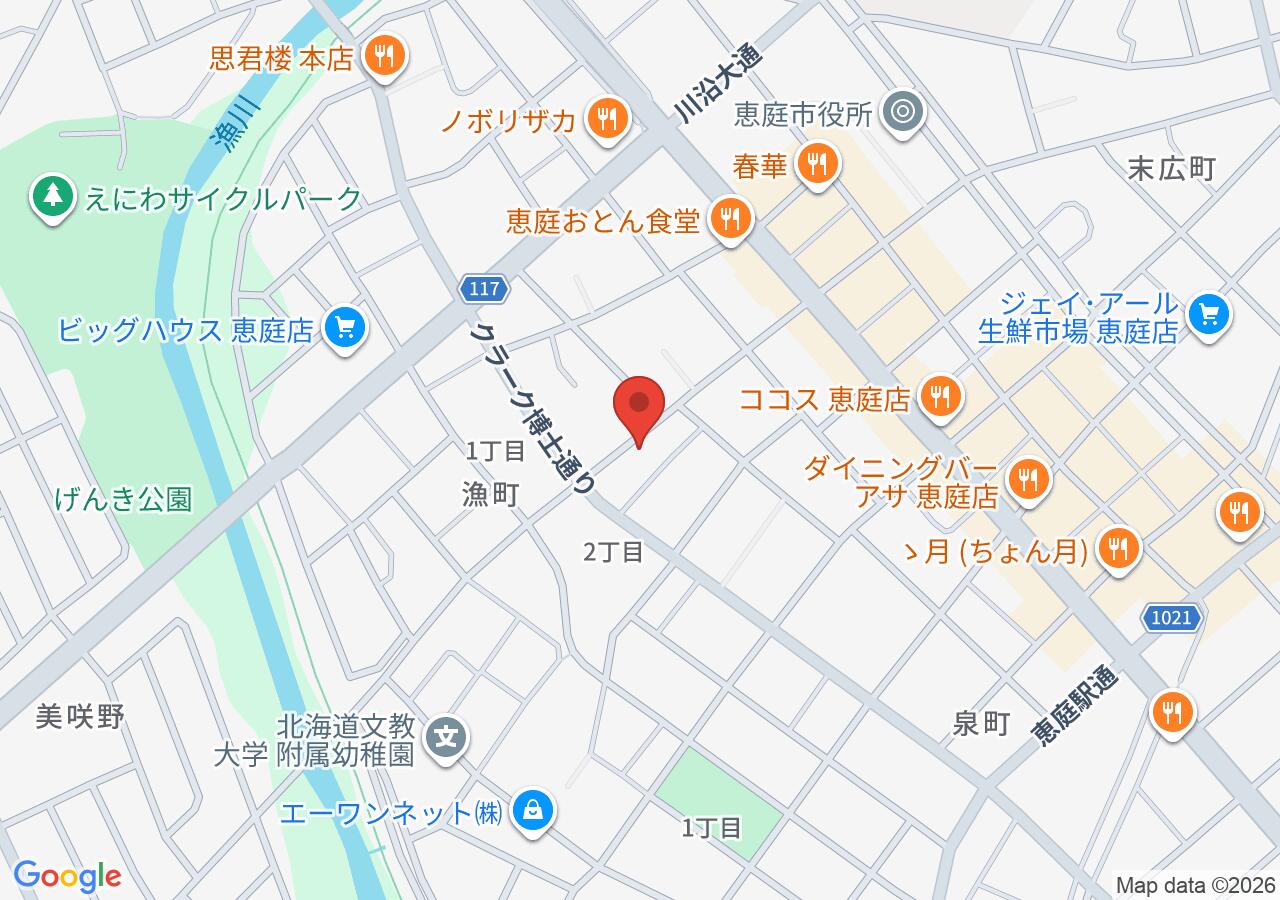恵進ゼミナールの地図