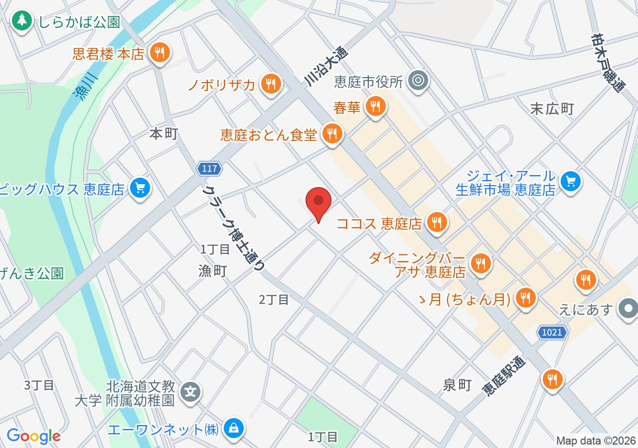 ティペットの地図