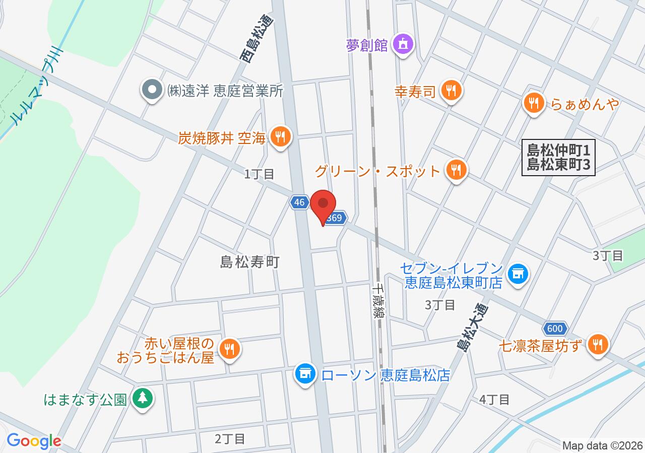 パスタ マキマキの地図