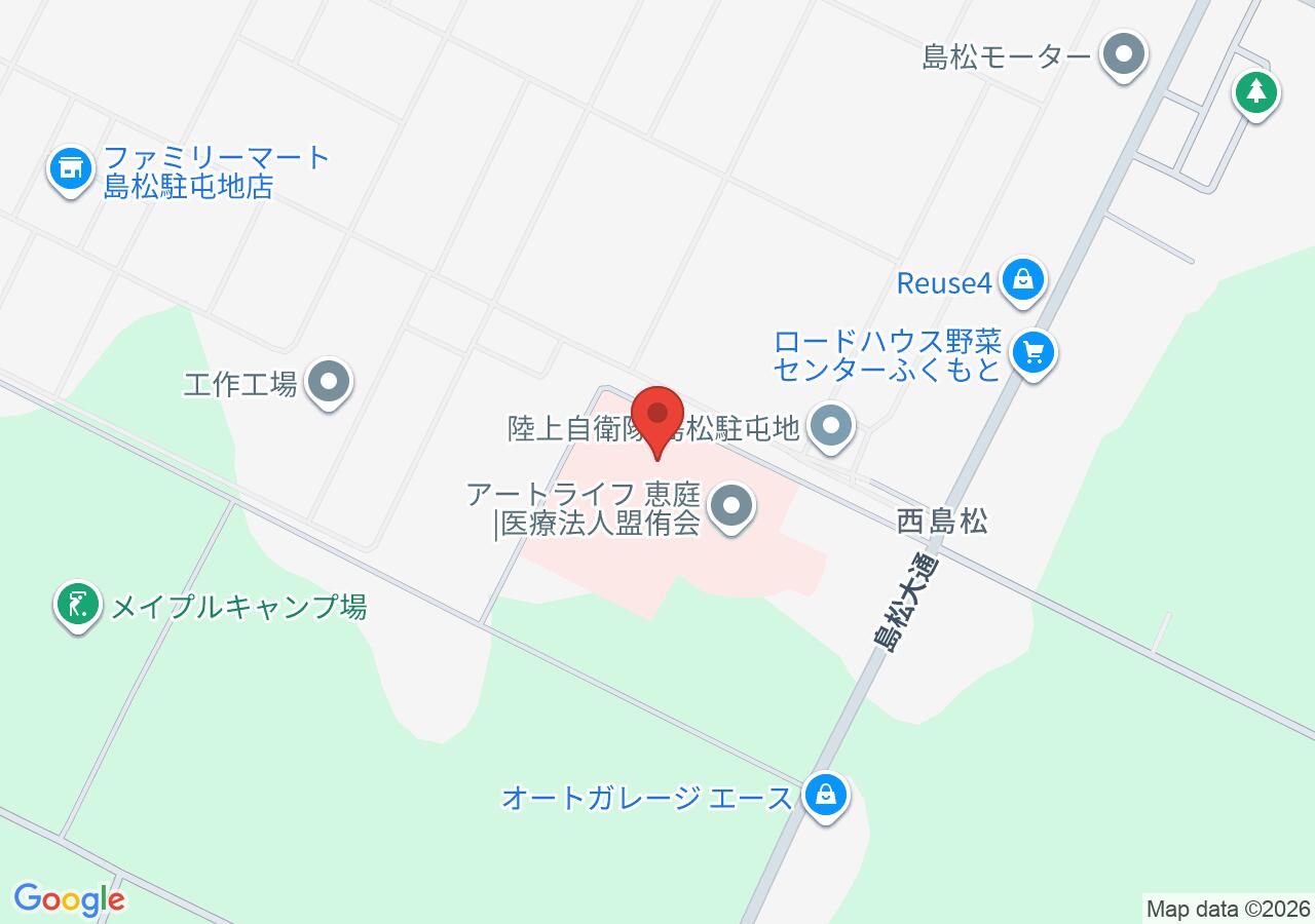 医療法人盟侑会 島松病院の地図