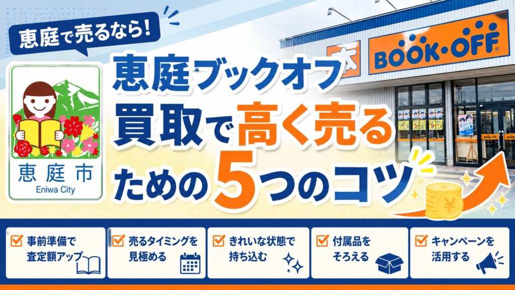 恵庭,ブックオフ,買取,口コミ,評判,レビュー