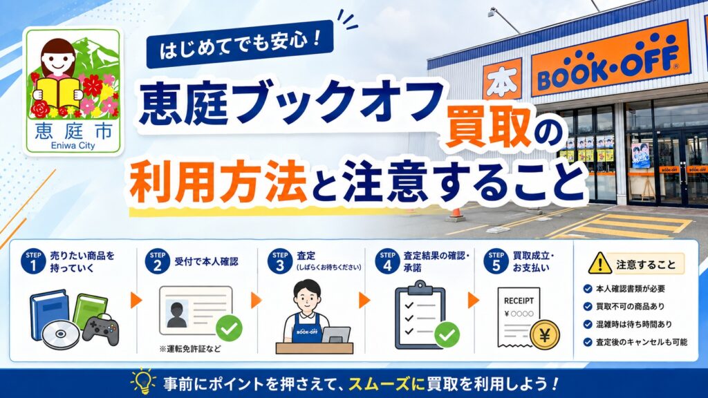 恵庭,ブックオフ,買取,口コミ,評判,レビュー