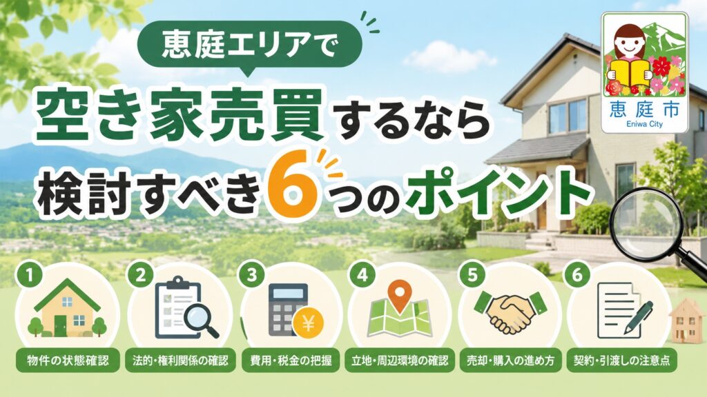 恵庭,空き家買取,不動産屋,口コミ,評判,査定