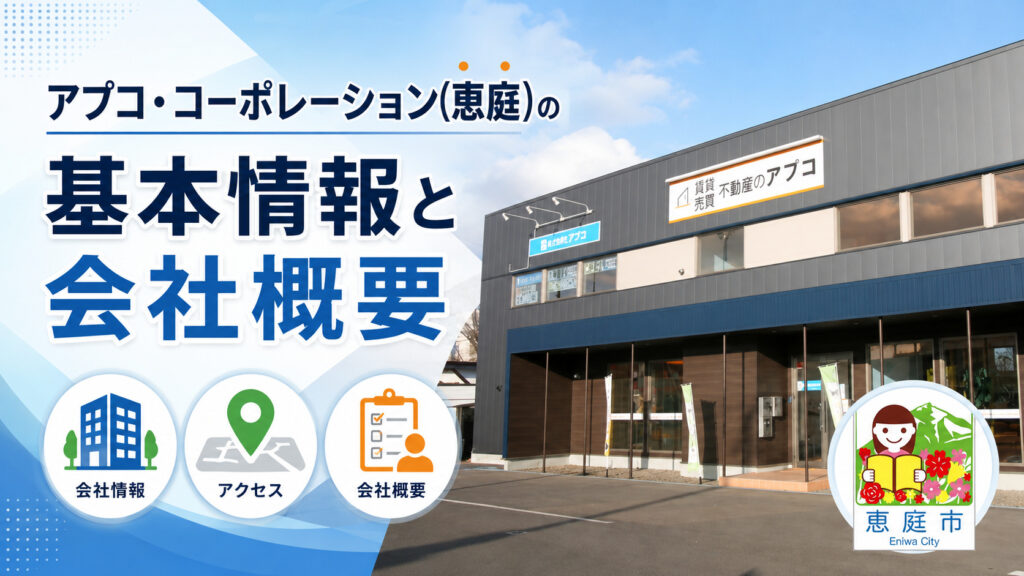 アプココーポレーション,恵庭,不動産会社,口コミ,評判