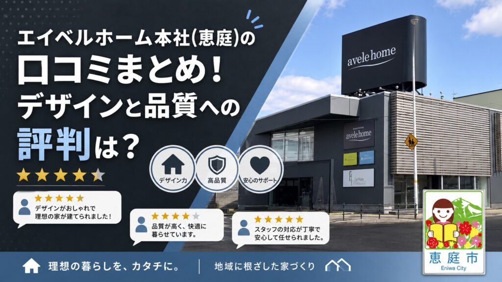 エイベルホーム,本社,恵庭,口コミ,評判,おすすめ,注文住宅,シンプルモダン,セレブ