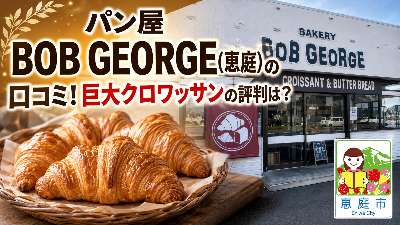 BOB-GEORGE,ボブジョージ,恵庭,パン,パン屋,口コミ,評判,レビュー,クロワッサン