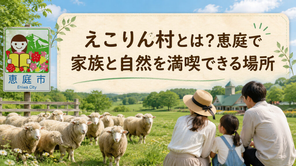 恵庭,えこりん村,観光,口コミ,評判,おすすめ,デート,家族,旅行,見どころ
