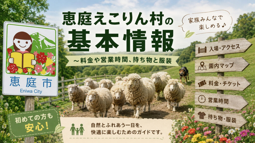 恵庭,えこりん村,観光,口コミ,評判,おすすめ,デート,家族,旅行,見どころ