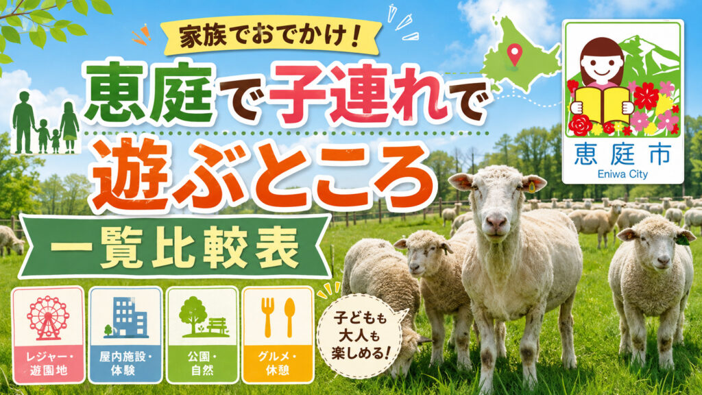 恵庭,遊ぶところ,子連れ,子供,口コミ,評判,おすすめ,公園