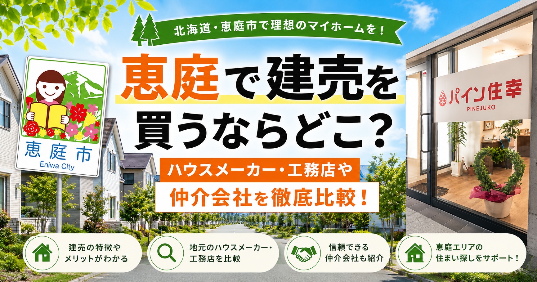 恵庭,建売,不動産会社,工務店,ハウスメーカー,口コミ,評判,おすすめ