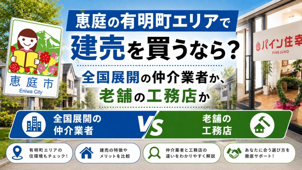恵庭,建売,不動産会社,工務店,ハウスメーカー,口コミ,評判,おすすめ,有明町