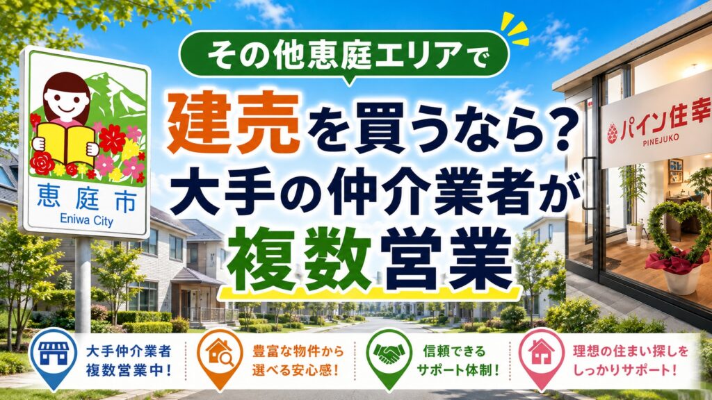 恵庭,建売,不動産会社,工務店,ハウスメーカー,口コミ,評判,おすすめ