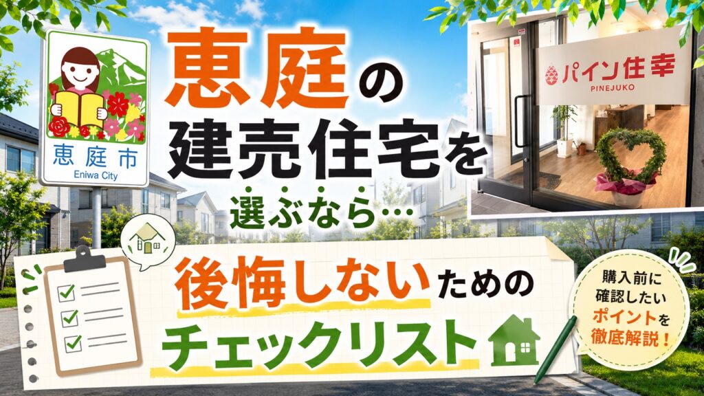 恵庭,建売,不動産会社,工務店,ハウスメーカー,口コミ,評判,おすすめ