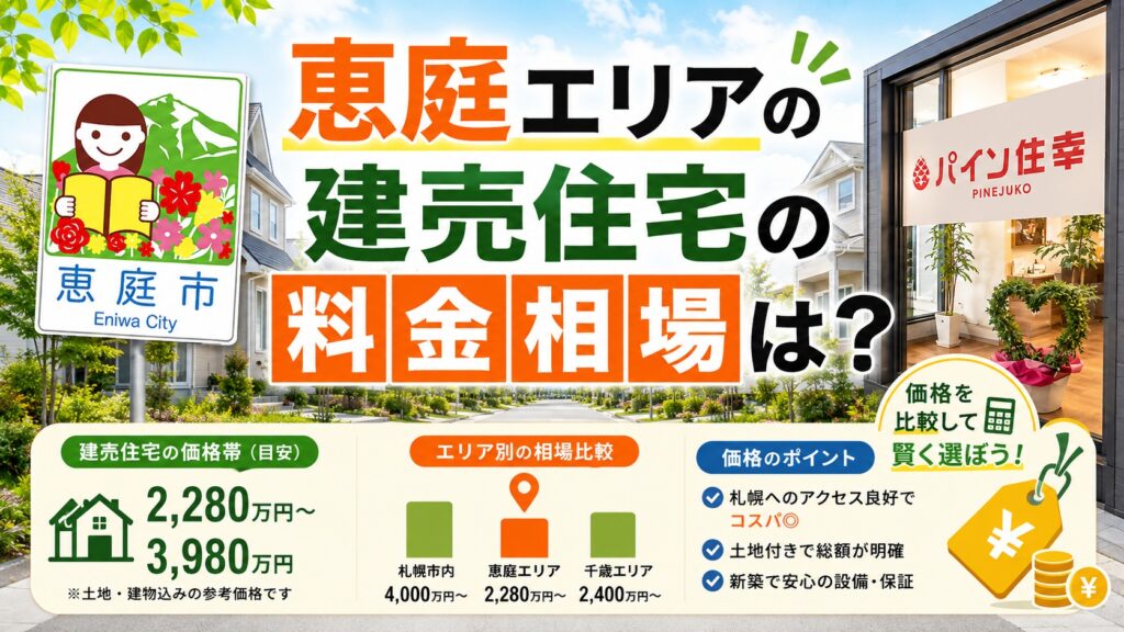 恵庭,建売,不動産会社,工務店,ハウスメーカー,口コミ,評判,おすすめ
