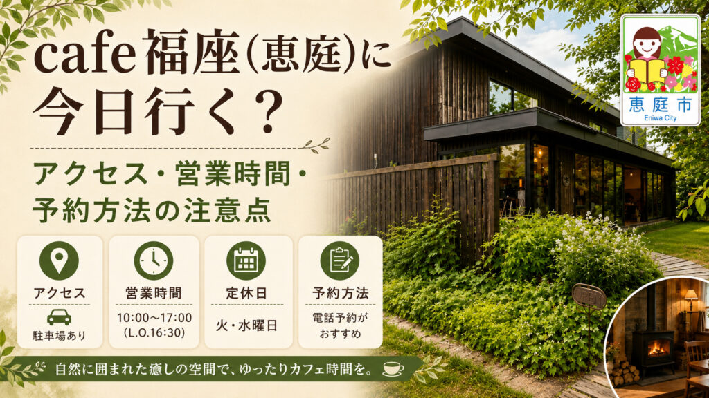 cafe福座,恵庭,カフェ,薪ストーブ,口コミ,評判,レビュー,ランチ