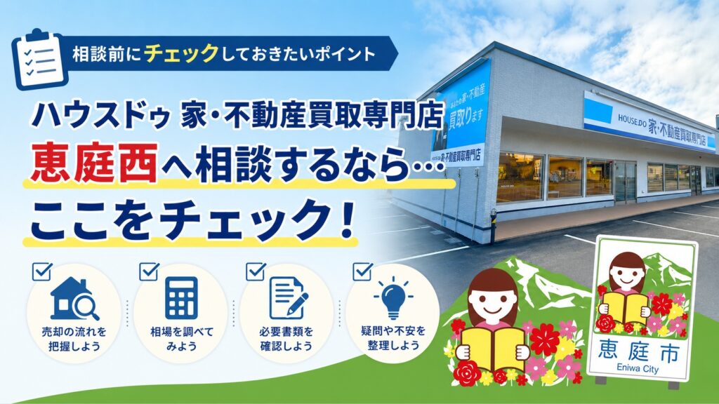 ハウスドゥ,不動産買取専門店,恵庭西,恵庭,不動産仲介,口コミ,評判