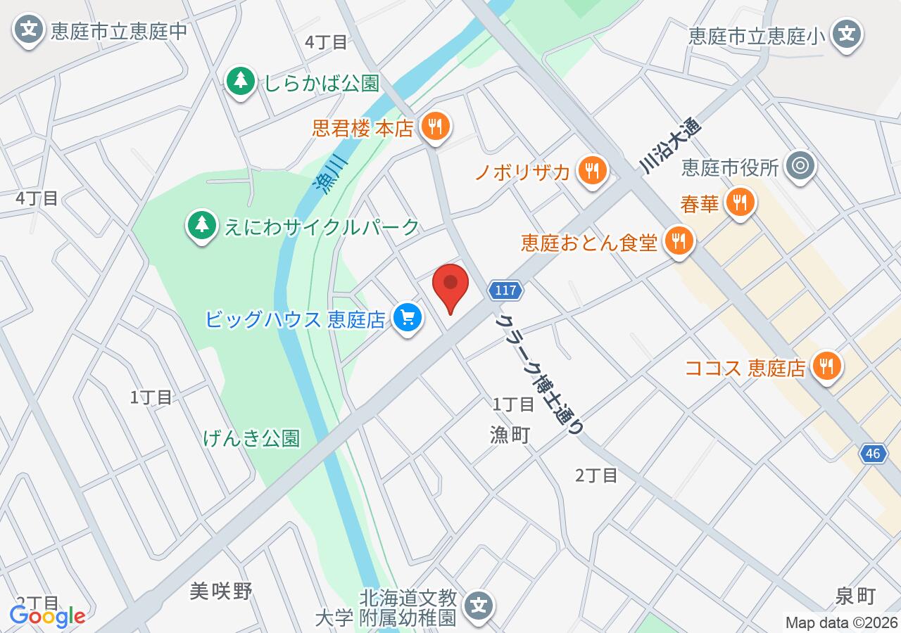 北友学習会の地図