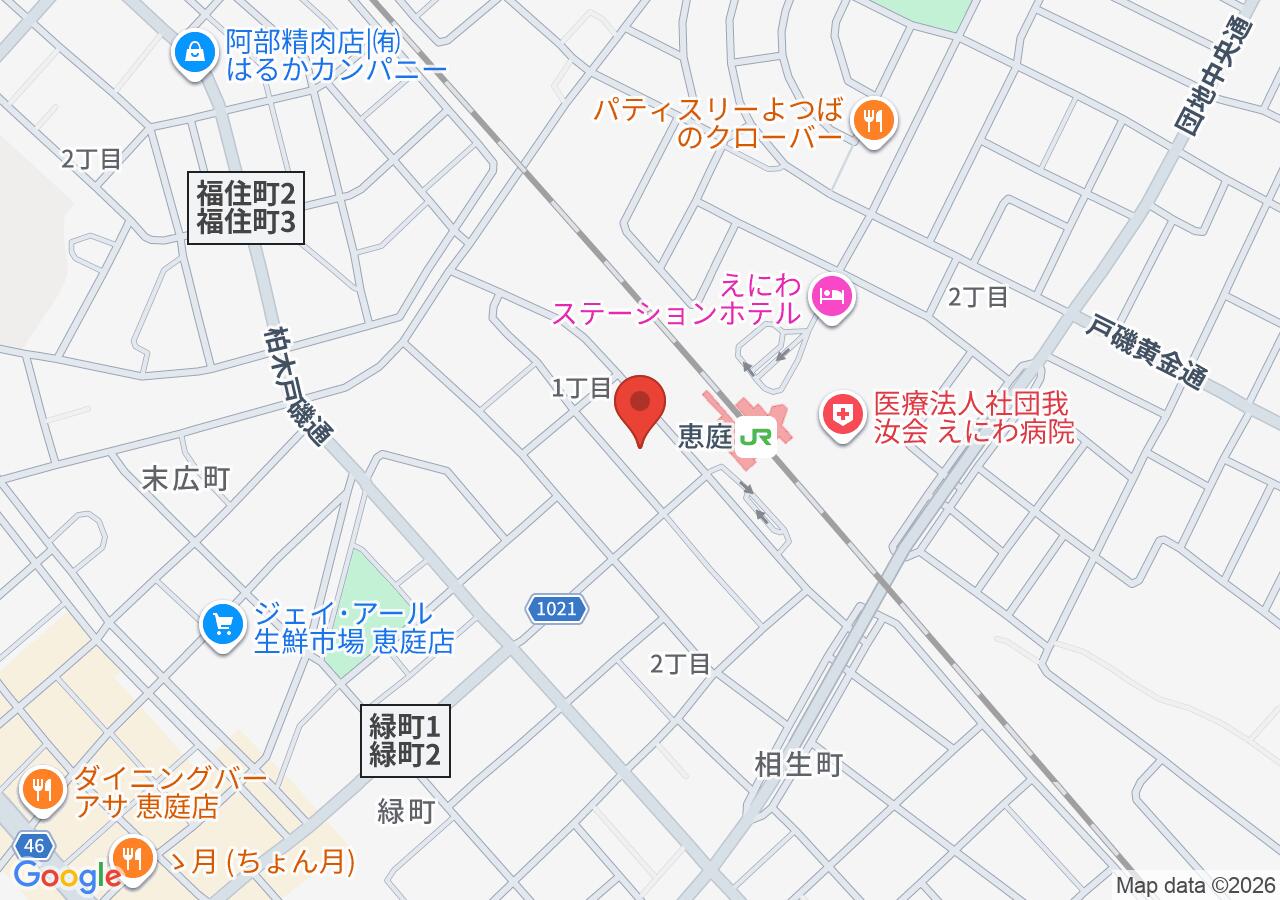 個別指導の明光義塾 恵庭駅前教室の地図