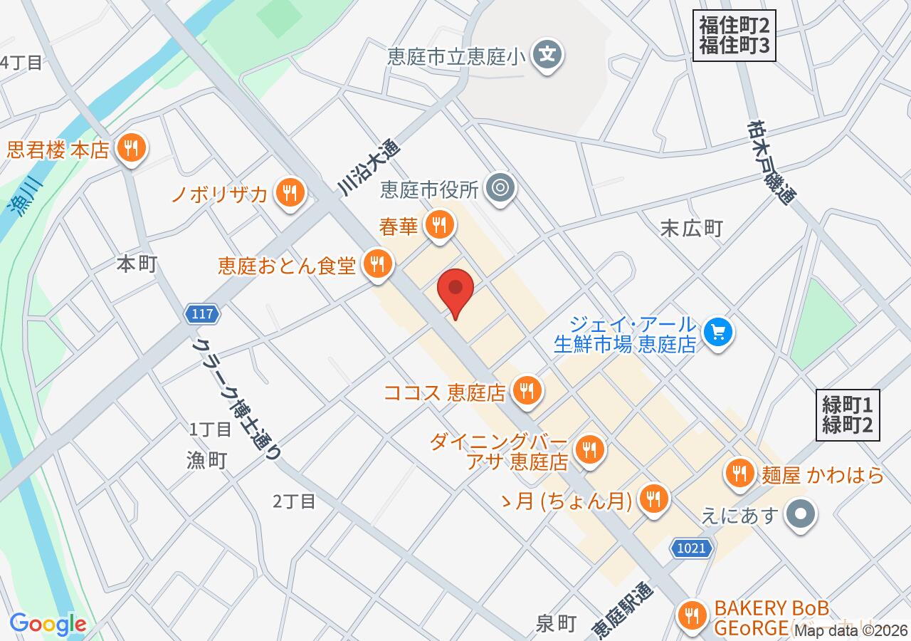 エイベルホーム㈱ 本社の地図