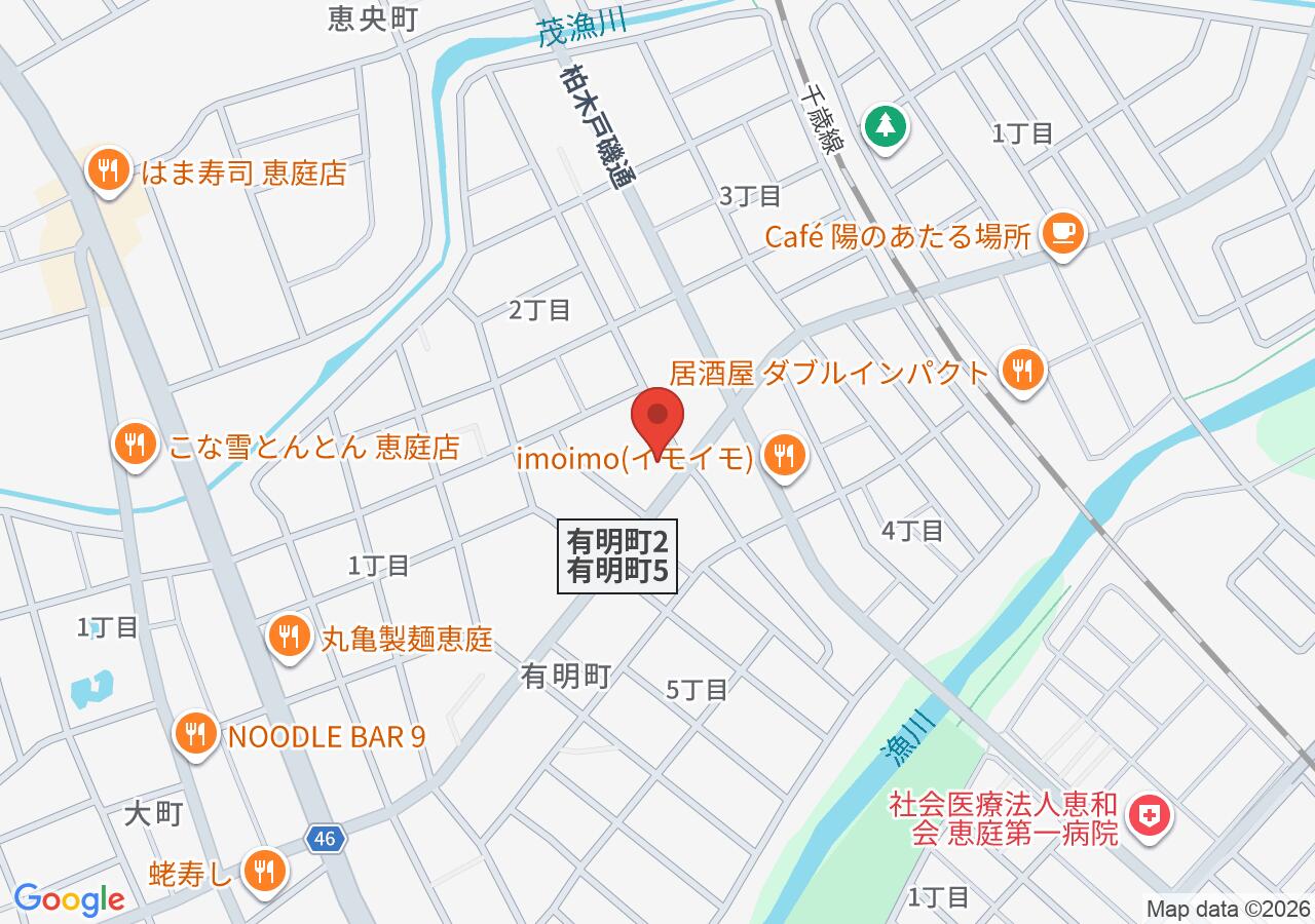 郷土建設㈱の地図