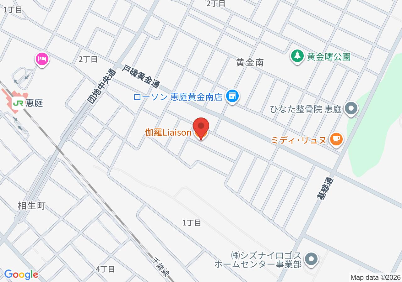 伽羅Liaisonの地図
