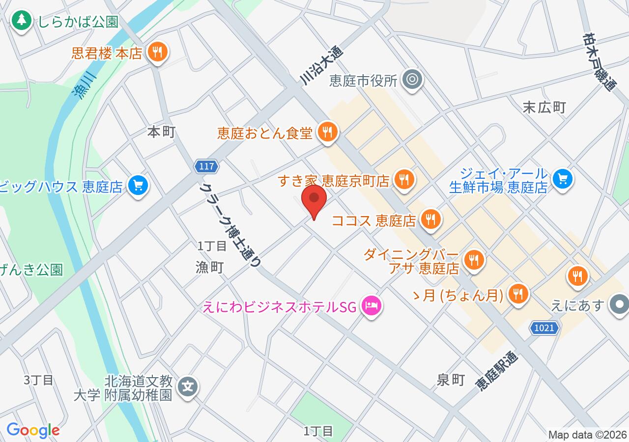 ティペットの地図