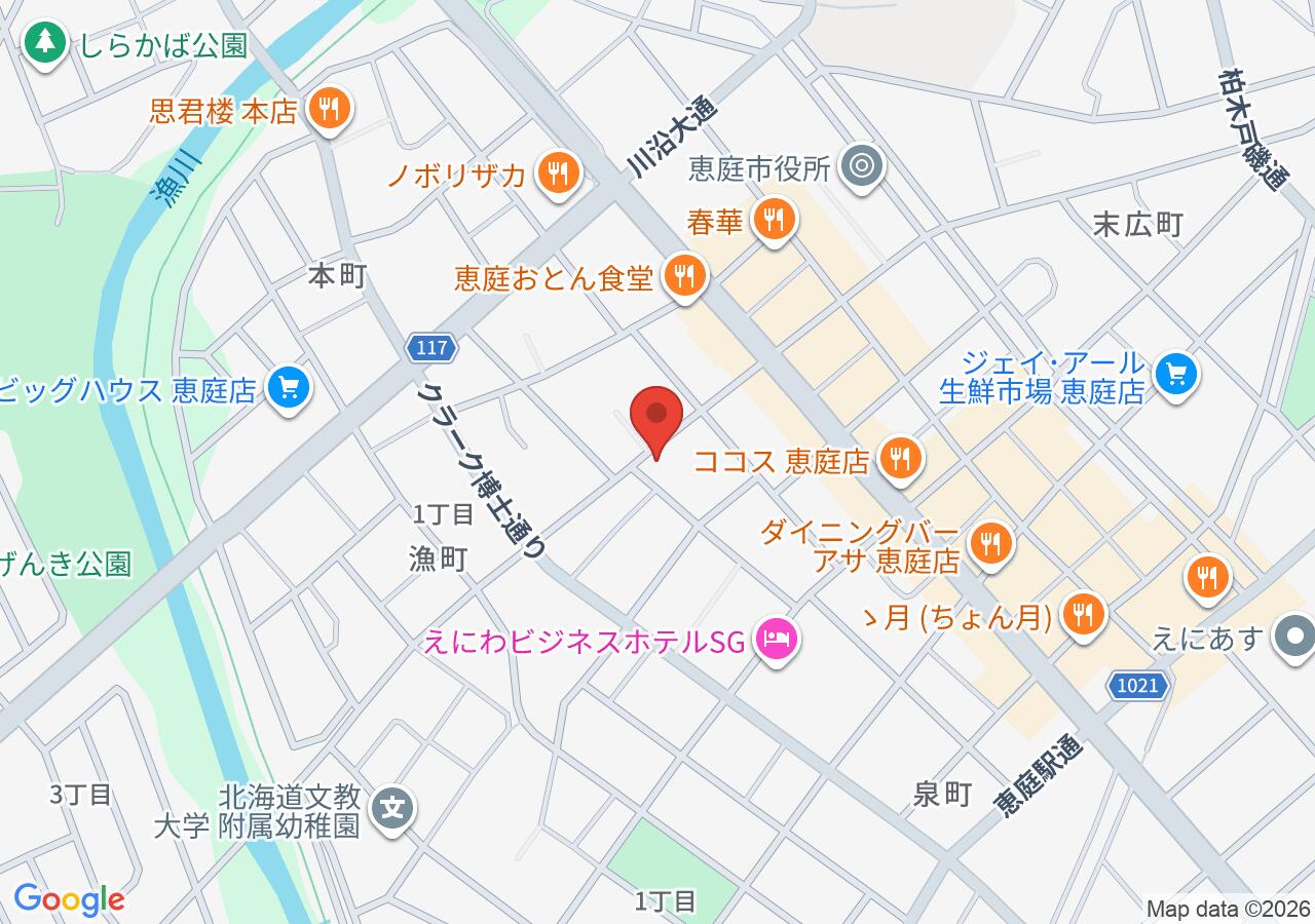 ティペットの地図