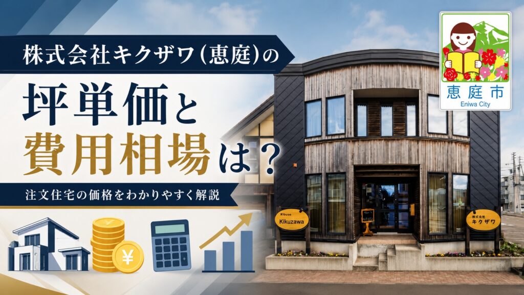 キクザワ,恵庭,工務店,口コミ,評判,坪単価