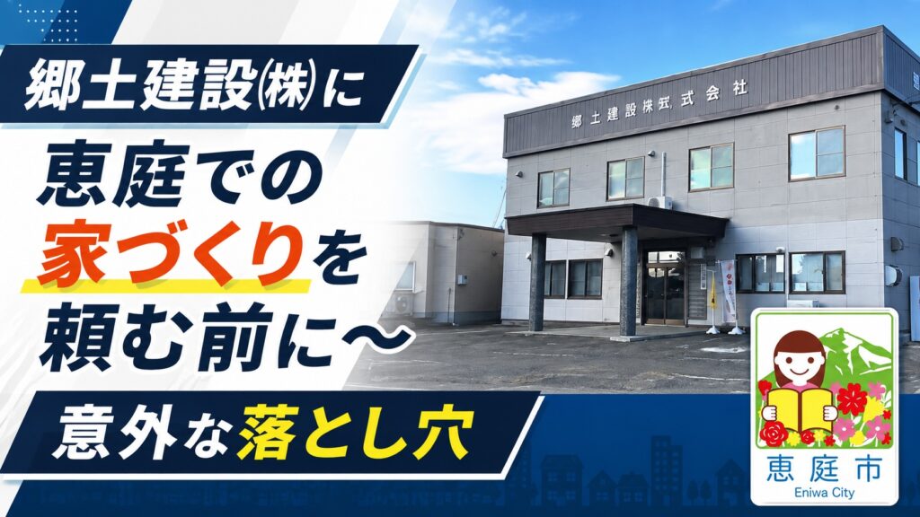 郷土建設,恵庭,建築会社,注文住宅,建売,口コミ,評判,価格帯