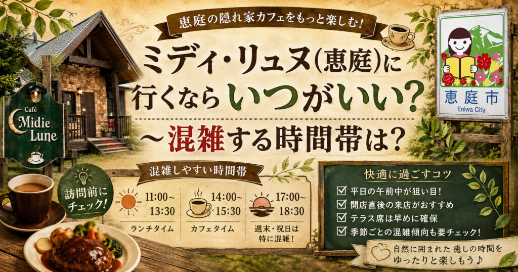 ミディ・リュヌ,恵庭,黄金,カフェ,口コミ,評判,レビュー,メニュー,おすすめ