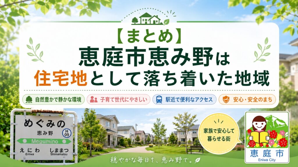恵庭,恵み野,治安
