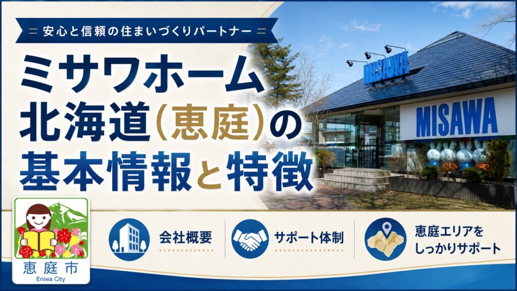 ミサワホーム北海道,恵庭,ハウスメーカー,口コミ,評判,レビュー,坪単価