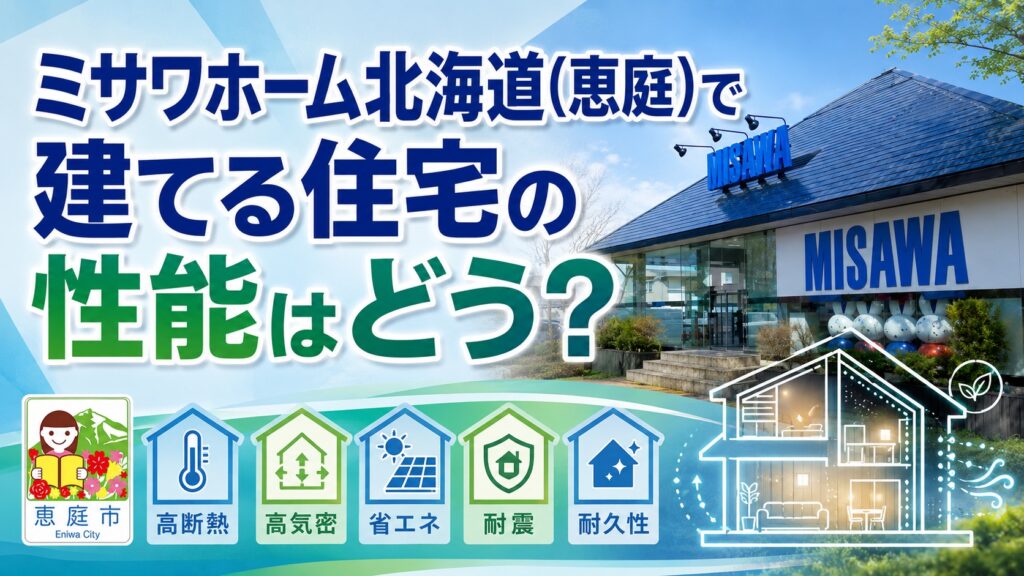 ミサワホーム北海道,恵庭,ハウスメーカー,口コミ,評判,レビュー,坪単価