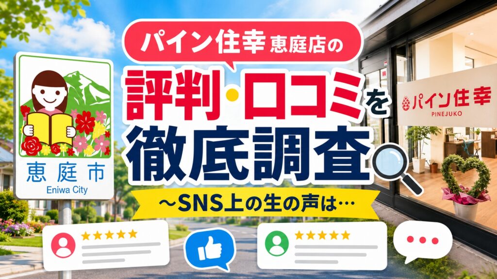 パイン住幸恵庭店,恵庭,建売,不動産,口コミ,評判